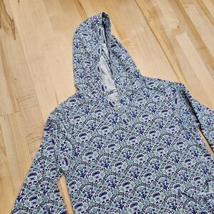 Coolibar UPF 50+ Girl's Catalina Beach Cover-Up Dress Sun Protective S 5/6 Hood